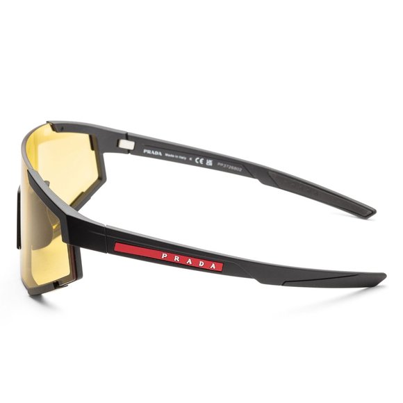 Sale! Prada Black Rubber Men Sunglasses - Picture 2 of 2